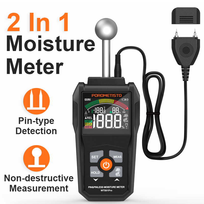 Wall Scanner For Concrete - Detector de humedad WTS01Pro, probador de