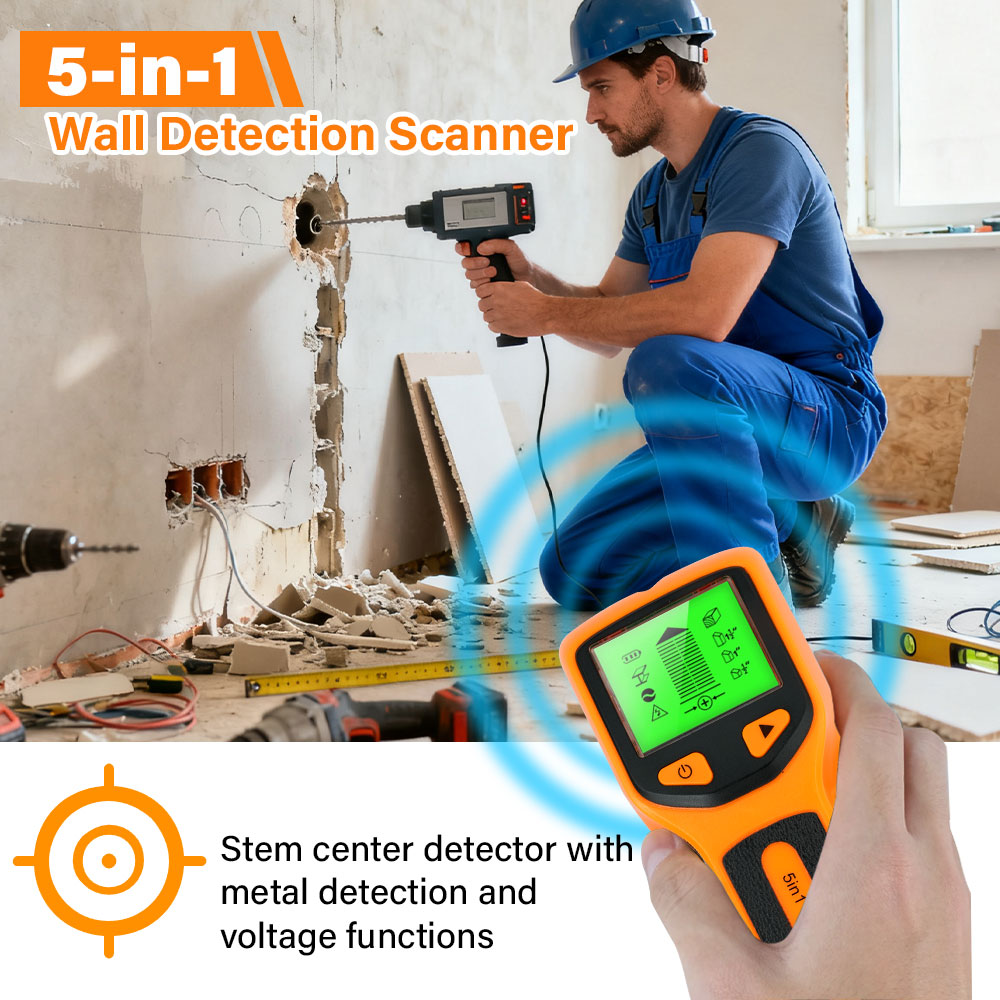 Wall Scanner Rebar Detector - Detector de vigas de pared 5