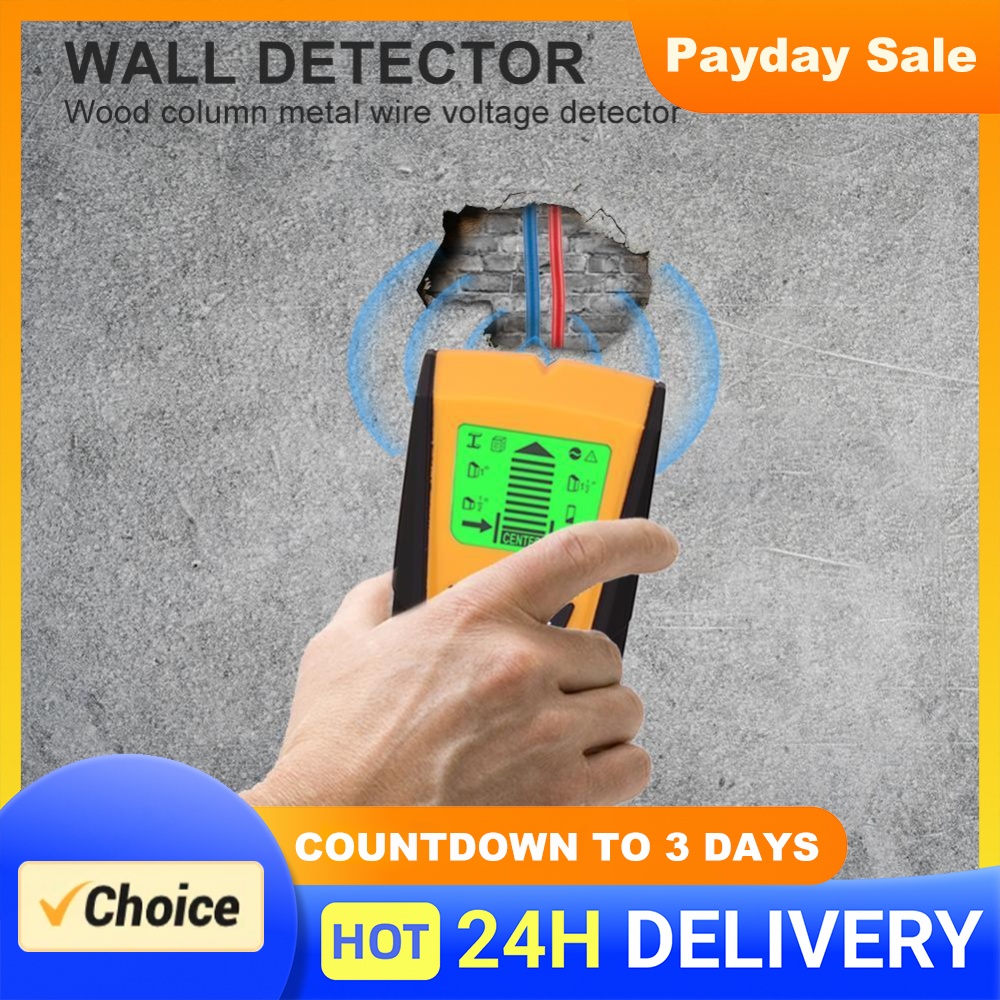 Stud Detector With Metal Ac Wire - Detectores de metales, localizador de centros