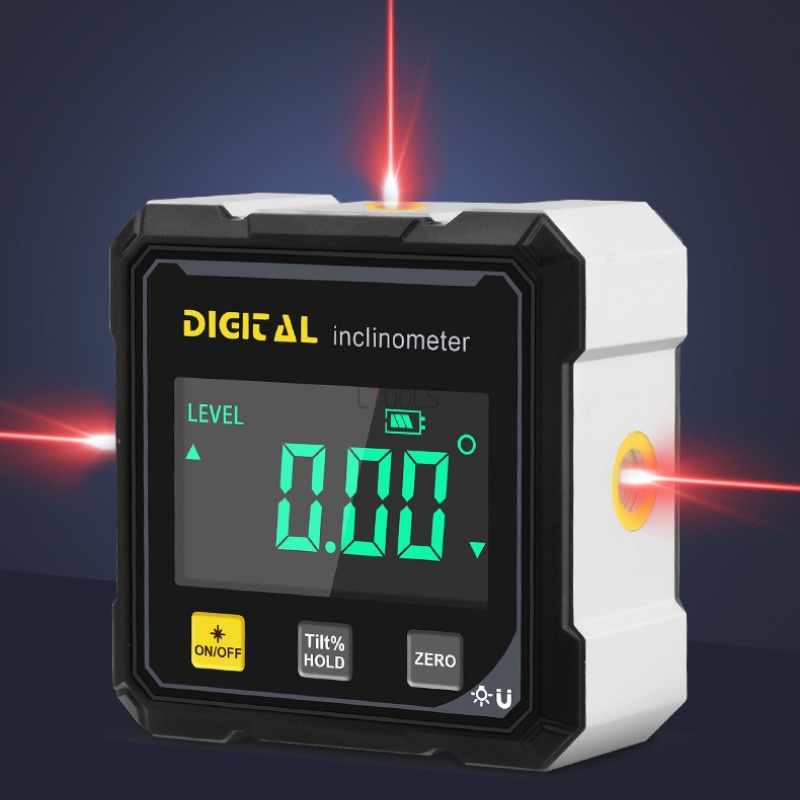 Stud Finder With Laser Level - Inclinómetro Digital de Alta Precisión con