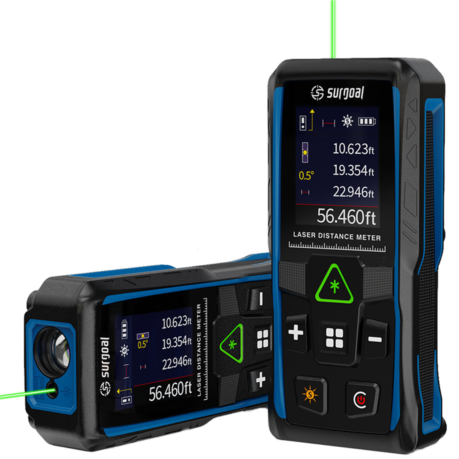 Telémetros láser verdes de 100 - Stud Finder With Laser Level reseña y precio
