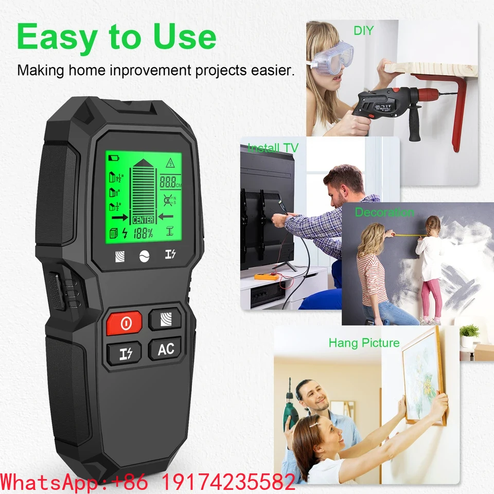 Detector de montantes de pared - Stud Finder Center Finder Edge reseña y precio