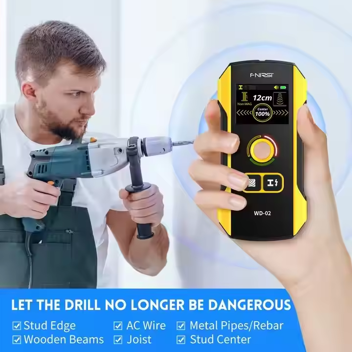 FNIRSI WD-02 Detector de Pared - Stud Detector With Metal Ac Wire reseña y precio