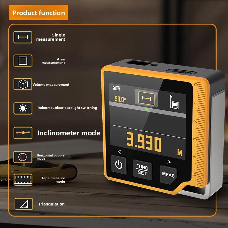Herramienta de Medición Digita - Stud Finder With Laser Level reseña y precio