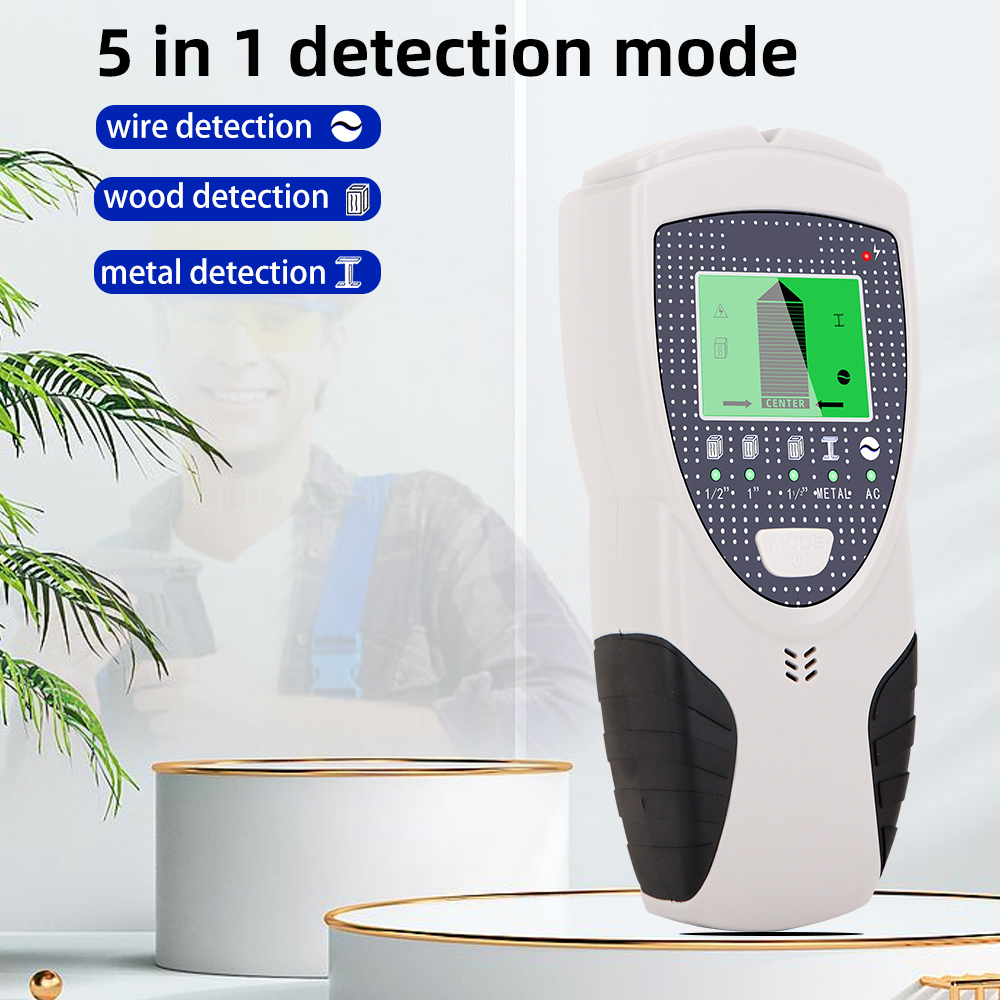 Escáner de pared portátil 5 en - Stud Finder Wall Scanner 5 In 1 reseña y precio