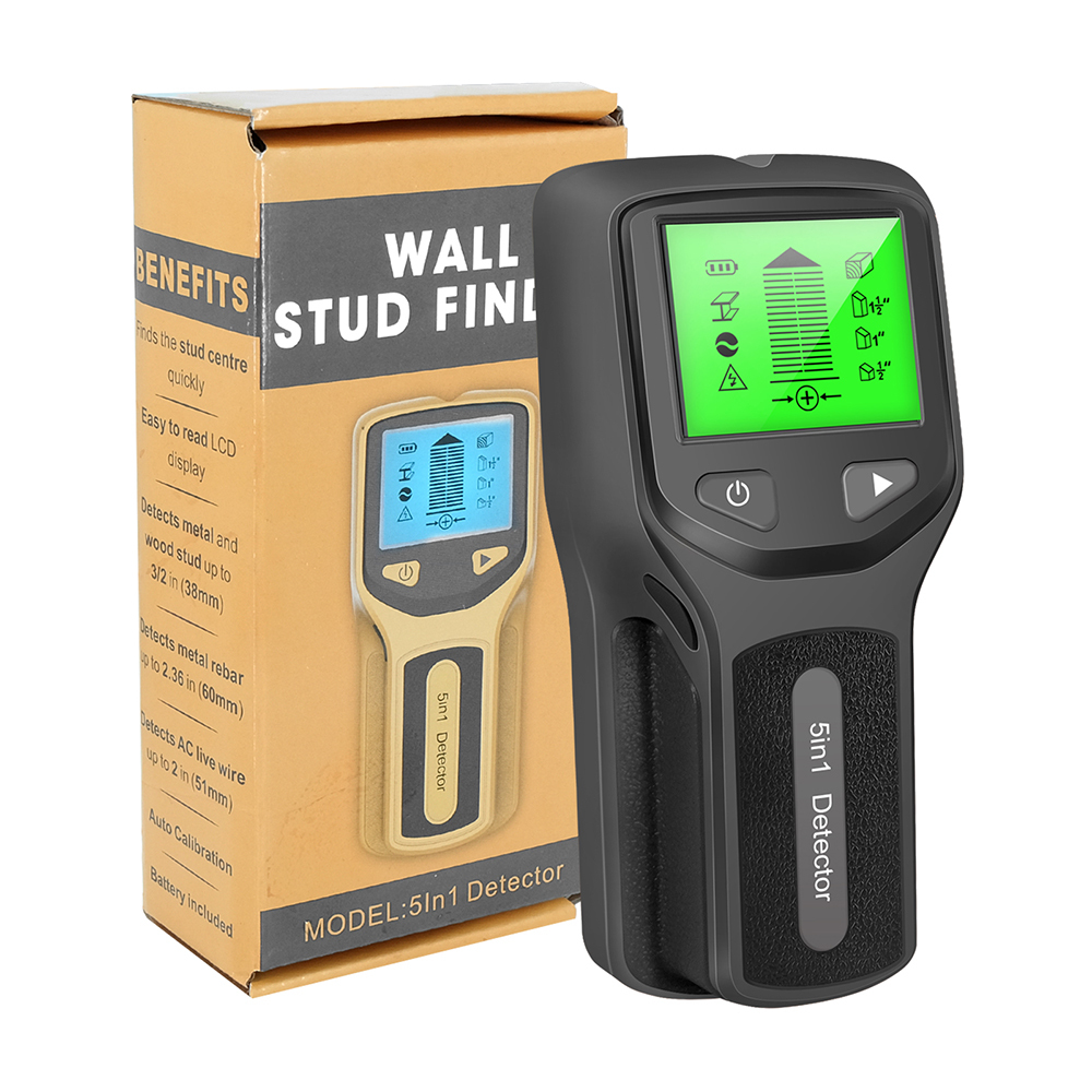Detector de Metales Digital 5  - Stud Finder Wall Scanner 5 In 1 reseña y precio
