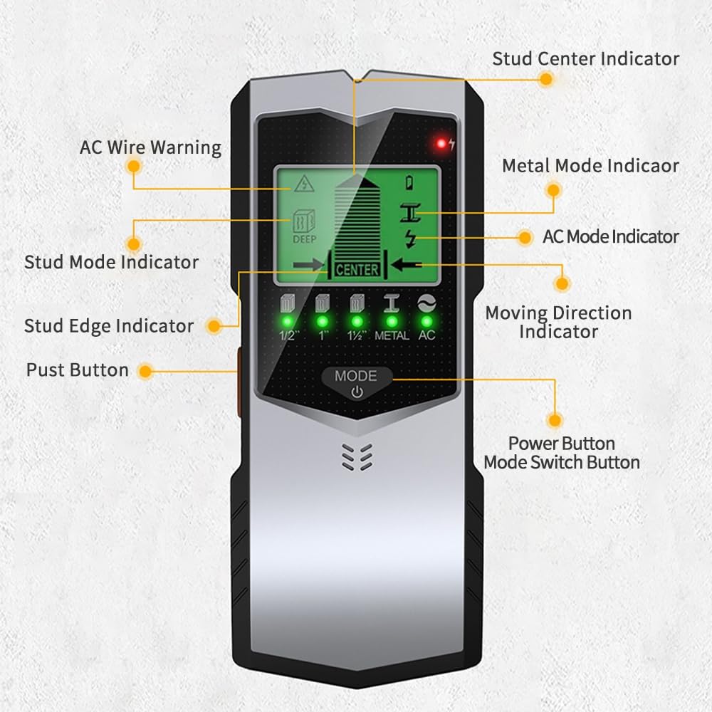 Detector de vigas y escáner de - Stud Finder Center Finder Edge reseña y precio