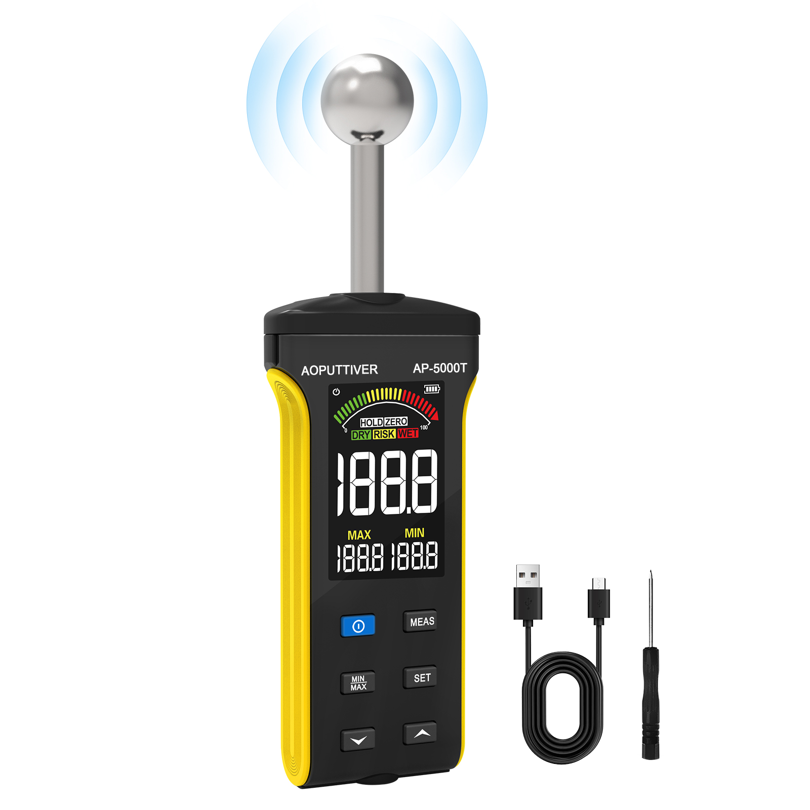 Medidor de humedad no destruct - Moisture Meter Wall Wood reseña y precio