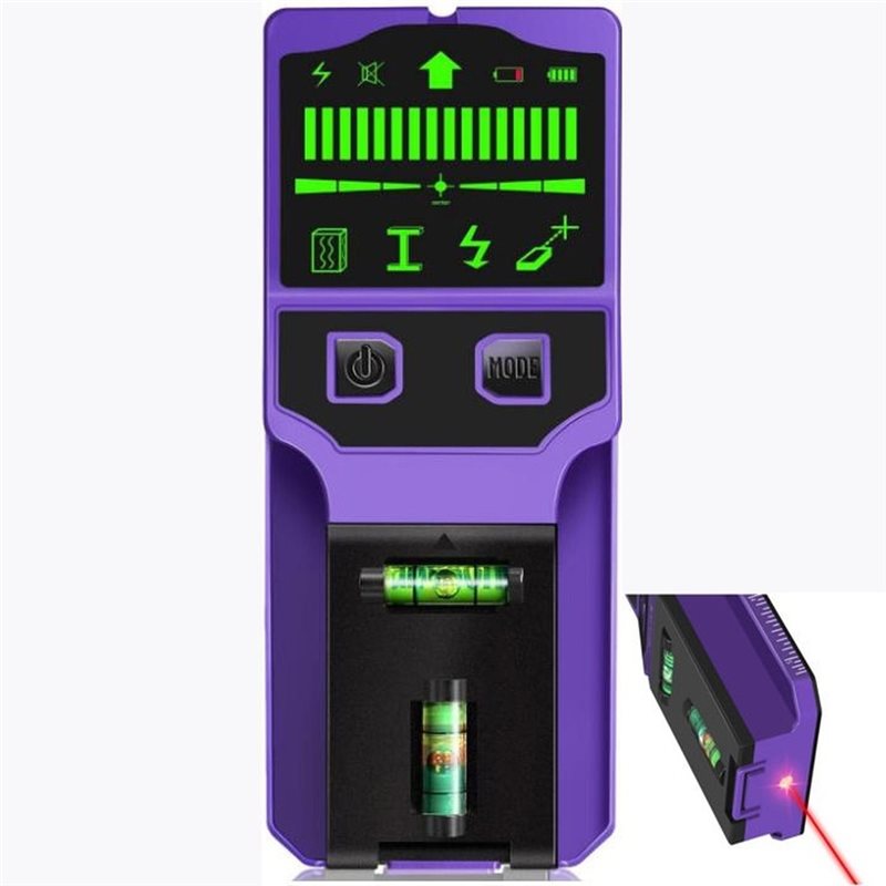 Escáner de paredes ABUH, detec - Stud Finder With Laser Level reseña y precio