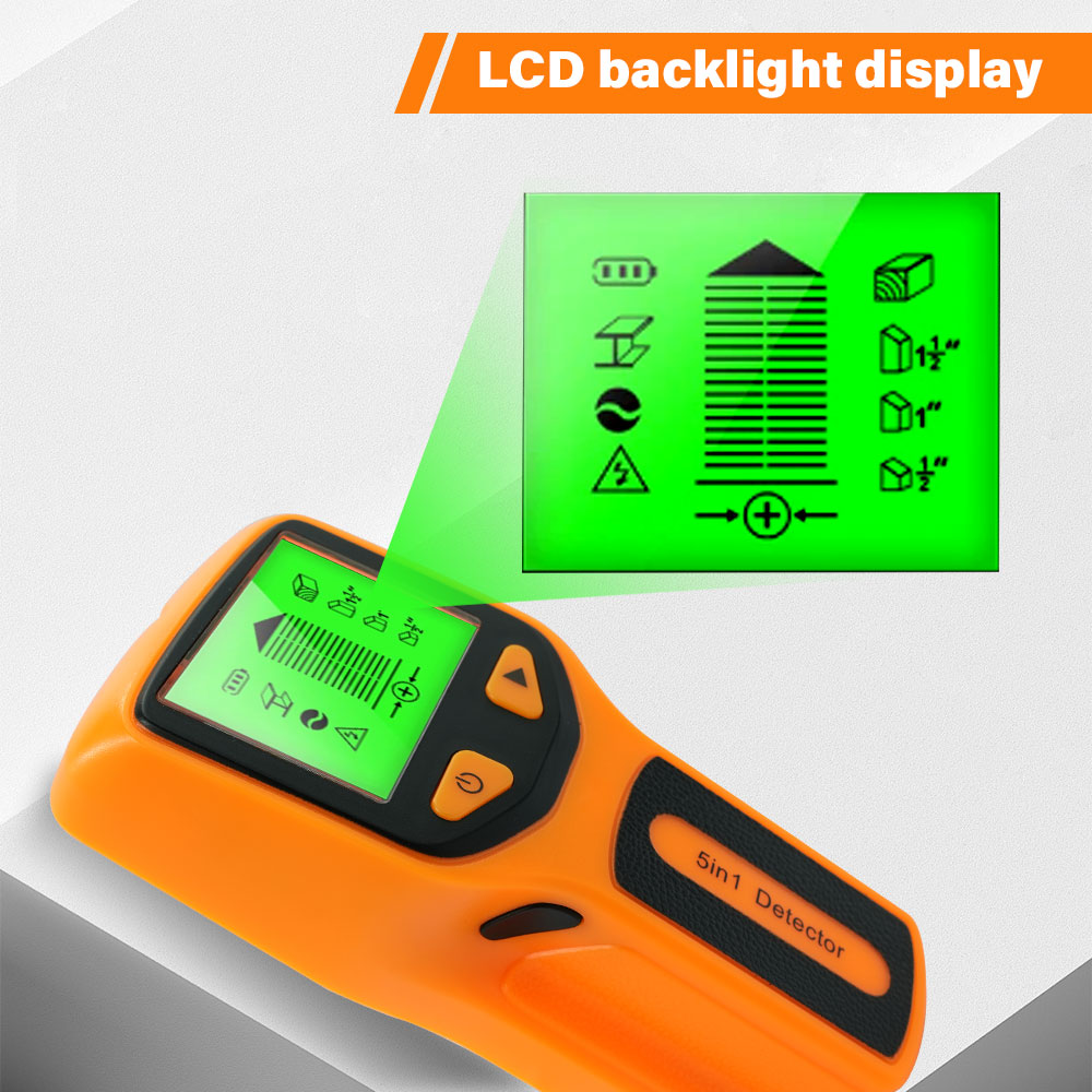 Detector de clavos 5 en 1, esc - Stud Finder Wall Scanner 5 In 1 reseña y precio
