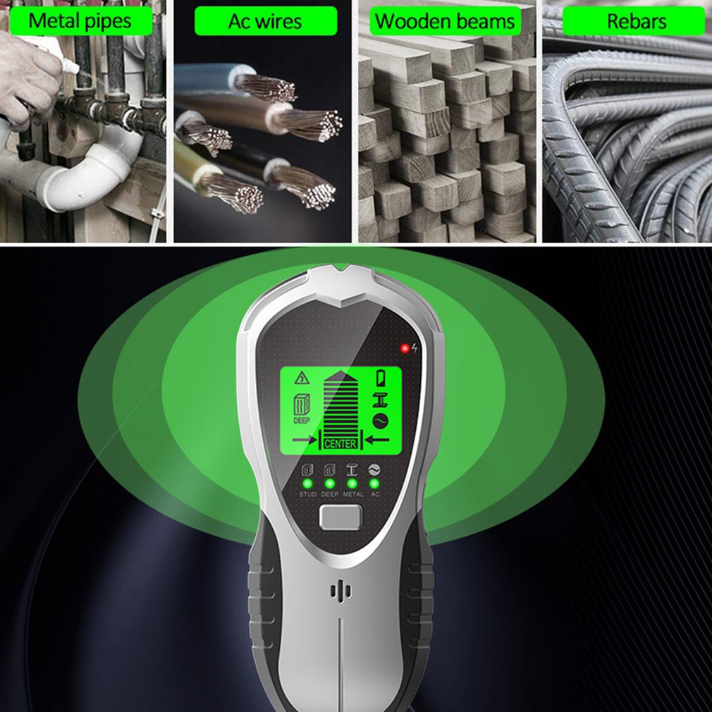 Detector de vigas 4 en 1, escá - Stud Finder Center Finder Edge reseña y precio