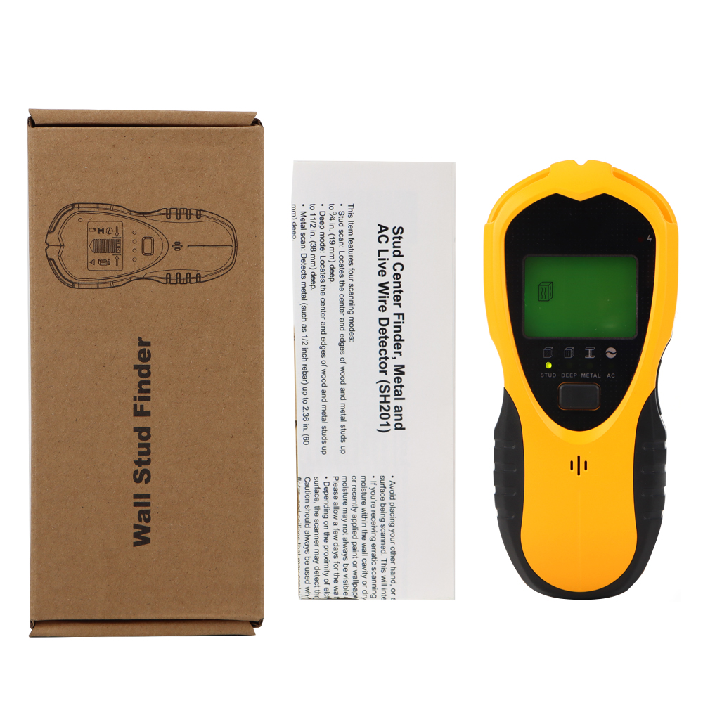 Detector de metales portátil m - Stud Finder Wall Scanner 5 In 1 reseña y precio